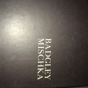 Brand new Badgley Mischka peep toe pumps